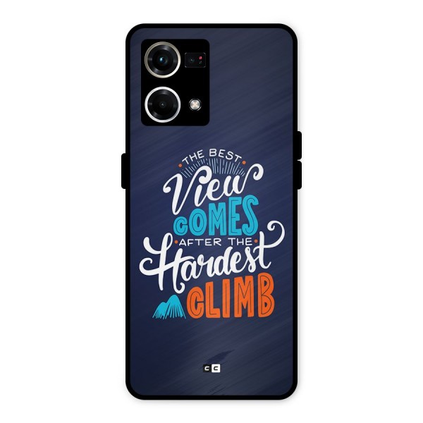 Hardest Climb Metal Back Case for Oppo F21s Pro 4G