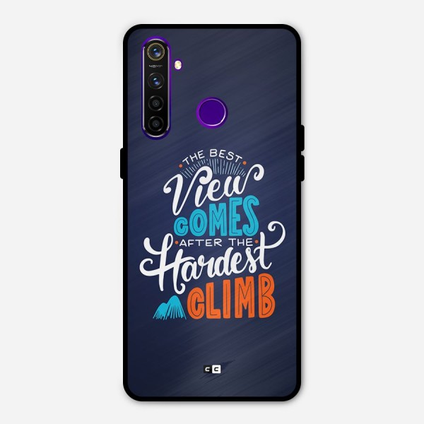 Hardest Climb Metal Back Case for Realme 5 Pro