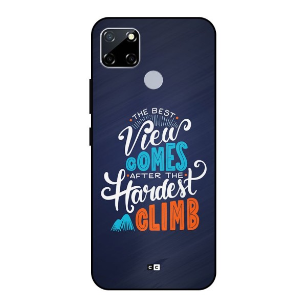 Hardest Climb Metal Back Case for Realme Narzo 30A