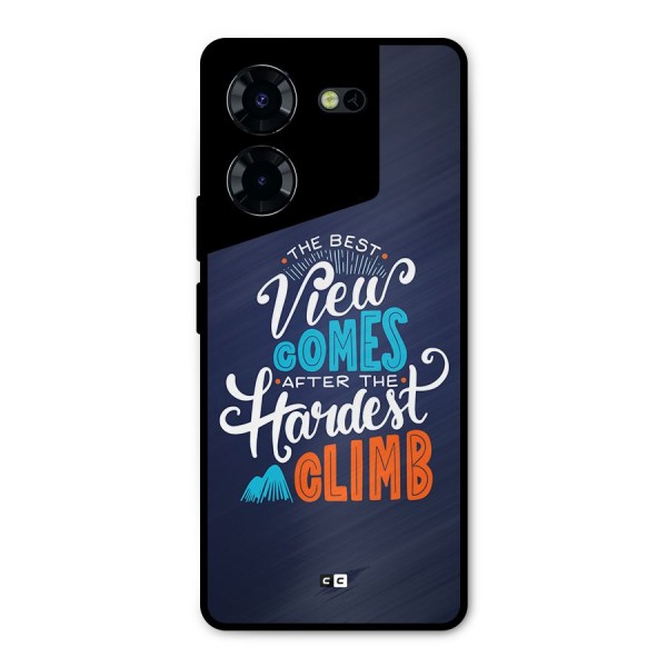 Hardest Climb Metal Back Case for Tecno Pova 5 Pro 5G
