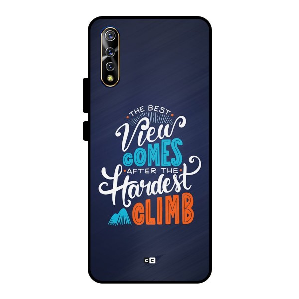Hardest Climb Metal Back Case for Vivo S1
