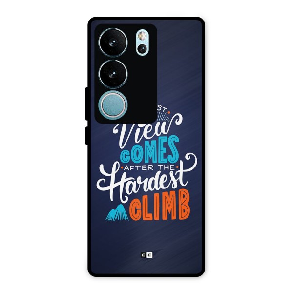 Hardest Climb Metal Back Case for Vivo V29