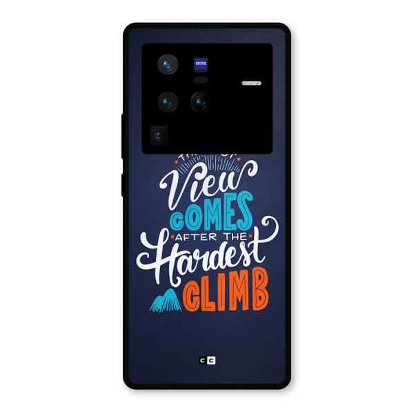 Hardest Climb Metal Back Case for Vivo X80 Pro