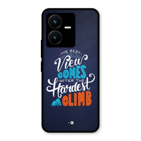Hardest Climb Metal Back Case for Vivo Y22