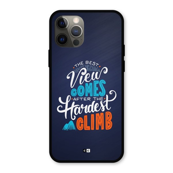 Hardest Climb Metal Back Case for iPhone 12 Pro