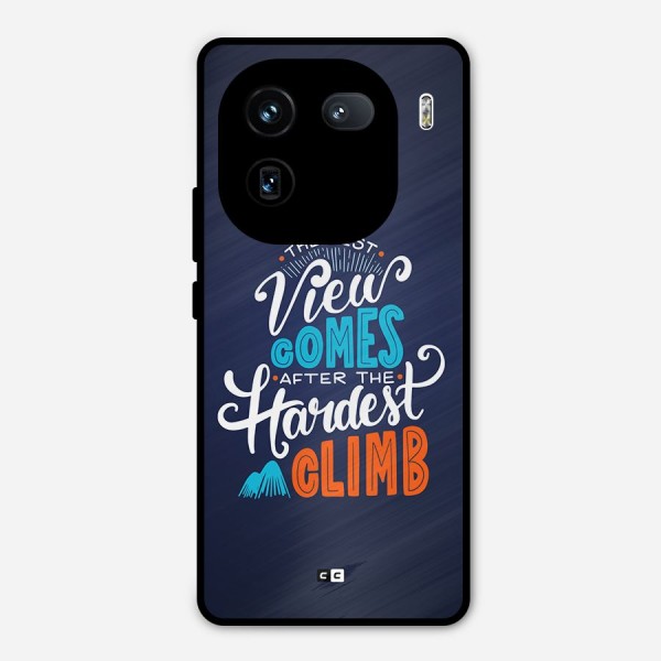 Hardest Climb Metal Back Case for iQOO 12