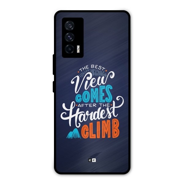 Hardest Climb Metal Back Case for iQOO 7 5G