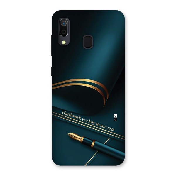 Hardwork Is Key Back Case for Galaxy A20