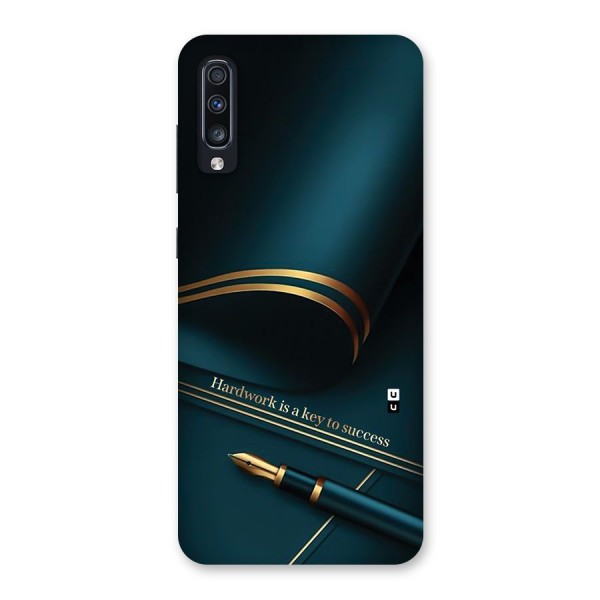 Hardwork Is Key Back Case for Galaxy A70