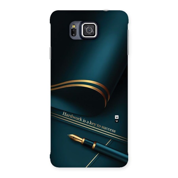 Hardwork Is Key Back Case for Galaxy Alpha