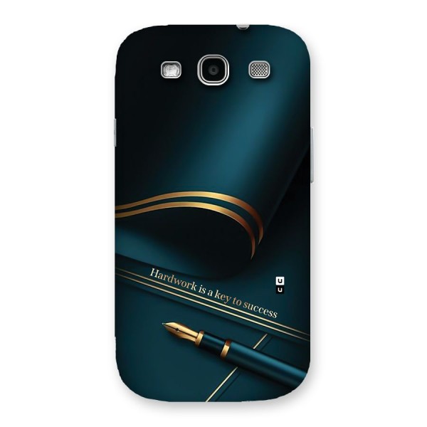 Hardwork Is Key Back Case for Galaxy S3
