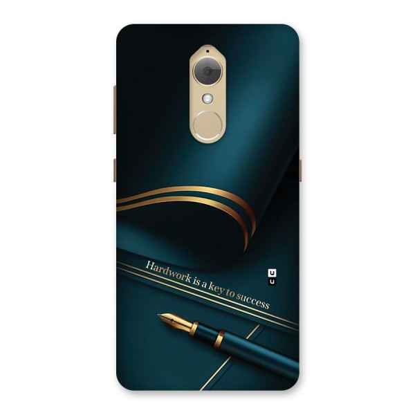 Hardwork Is Key Back Case for Lenovo K8