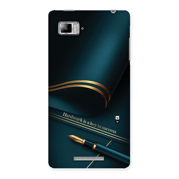 Hardwork Is Key Back Case for Lenovo Vibe Z K910