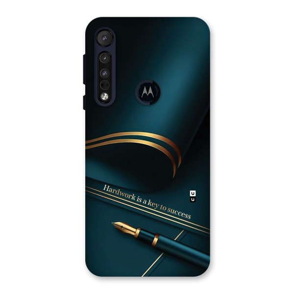 Hardwork Is Key Back Case for Motorola One Macro