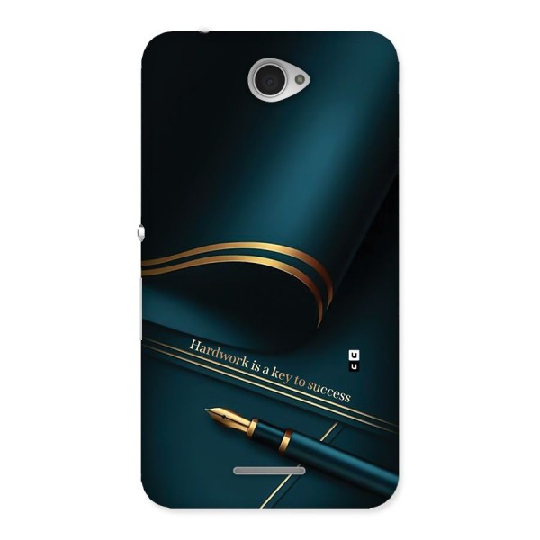 Hardwork Is Key Back Case for Xperia E4