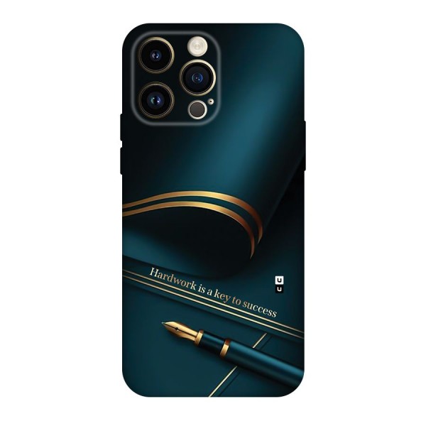 Hardwork Is Key Back Case for iPhone 14 Pro Max