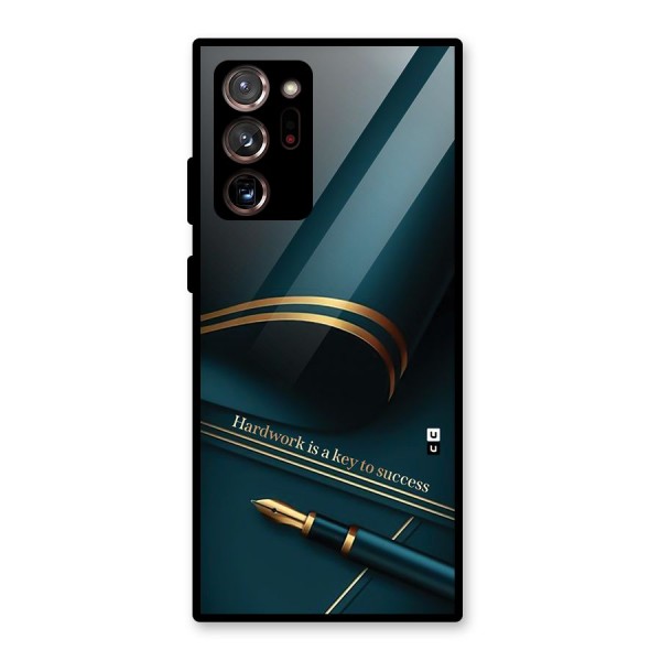 Hardwork Is Key Glass Back Case for Galaxy Note 20 Ultra 5G