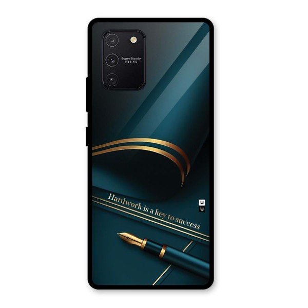 Hardwork Is Key Glass Back Case for Galaxy S10 Lite