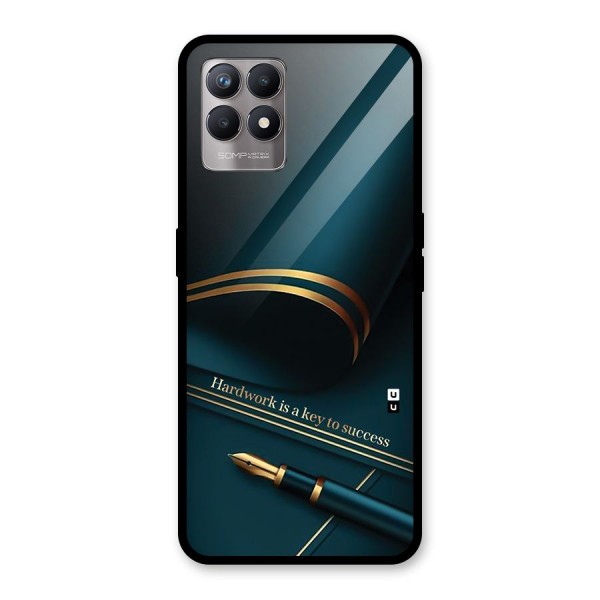 Hardwork Is Key Glass Back Case for Realme Narzo 50