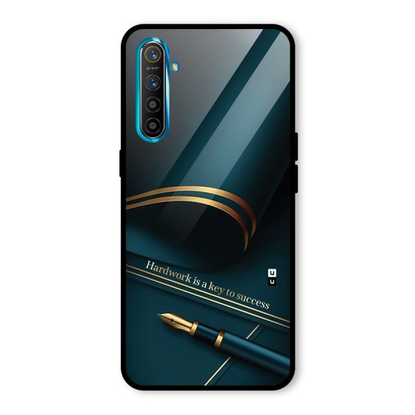 Hardwork Is Key Glass Back Case for Realme X2