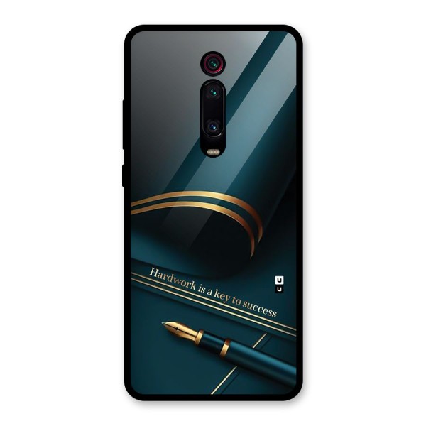 Hardwork Is Key Glass Back Case for Redmi K20 Pro