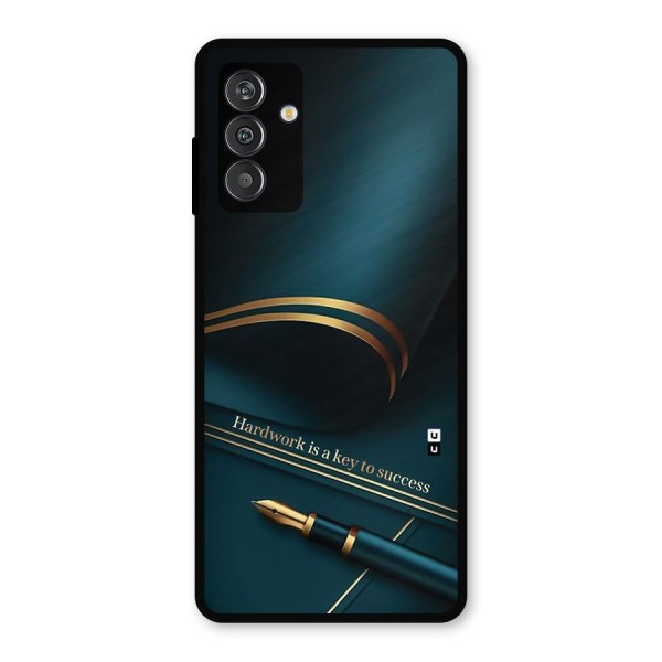 Hardwork Is Key Metal Back Case for Galaxy M14 5G