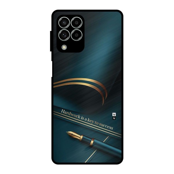 Hardwork Is Key Metal Back Case for Galaxy M33