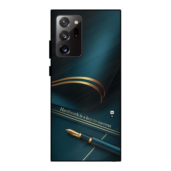 Hardwork Is Key Metal Back Case for Galaxy Note 20 Ultra
