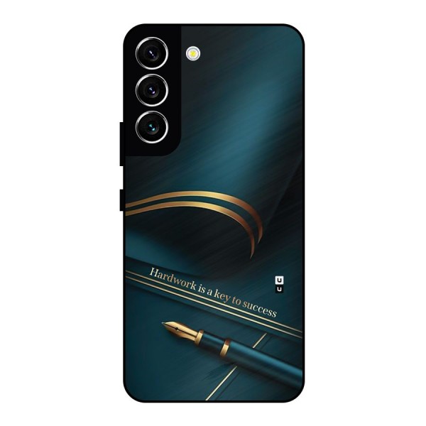 Hardwork Is Key Metal Back Case for Galaxy S22 5G