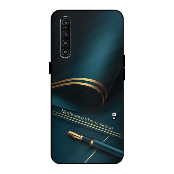 Hardwork Is Key Metal Back Case for Realme XT
