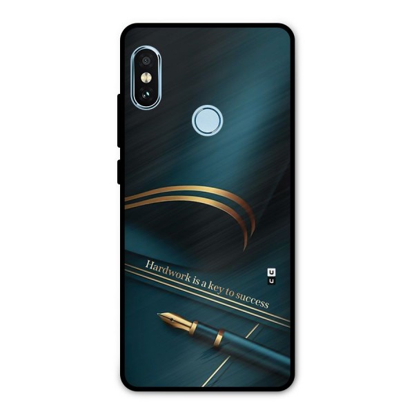 Hardwork Is Key Metal Back Case for Redmi Note 5 Pro