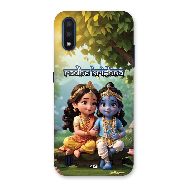 Hare Radhe Krishna Back Case for Galaxy M01