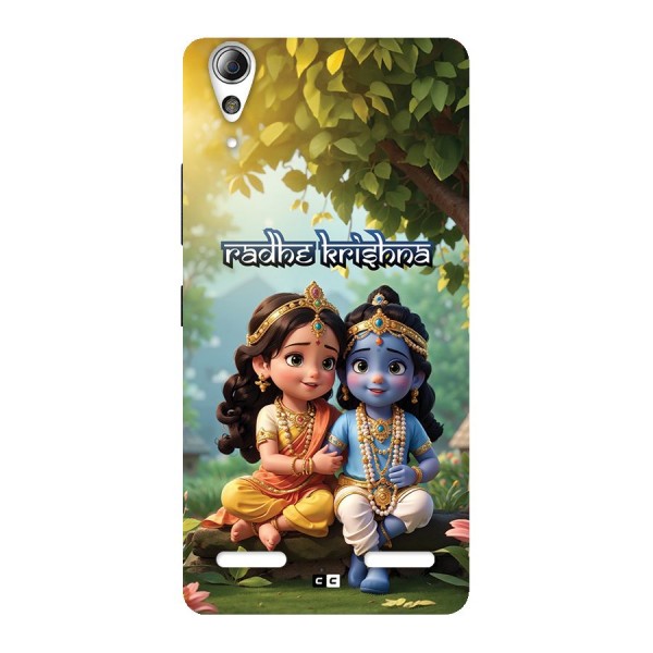 Hare Radhe Krishna Back Case for Lenovo A6000