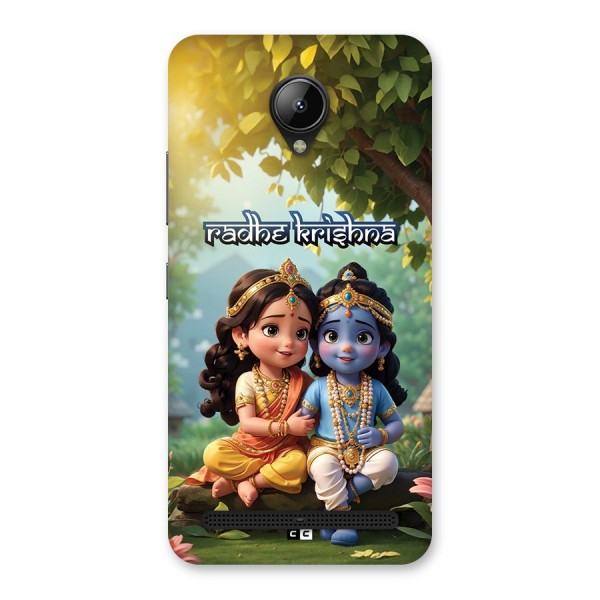Hare Radhe Krishna Back Case for Lenovo C2