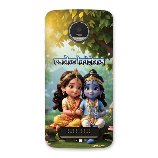 Hare Radhe Krishna Back Case for Moto Z Play