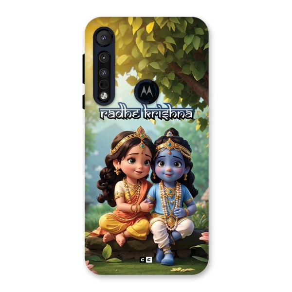 Hare Radhe Krishna Back Case for Motorola One Macro
