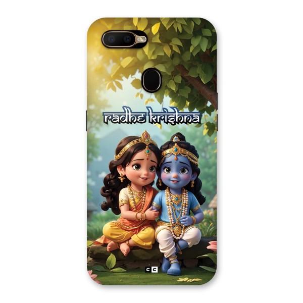 Hare Radhe Krishna Back Case for Oppo A5s