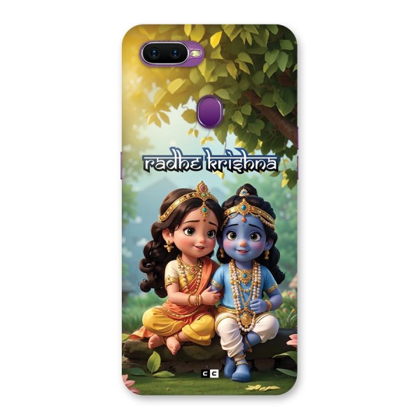 Hare Radhe Krishna Back Case for Oppo F9