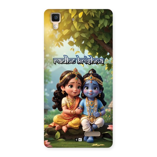 Hare Radhe Krishna Back Case for Oppo R7