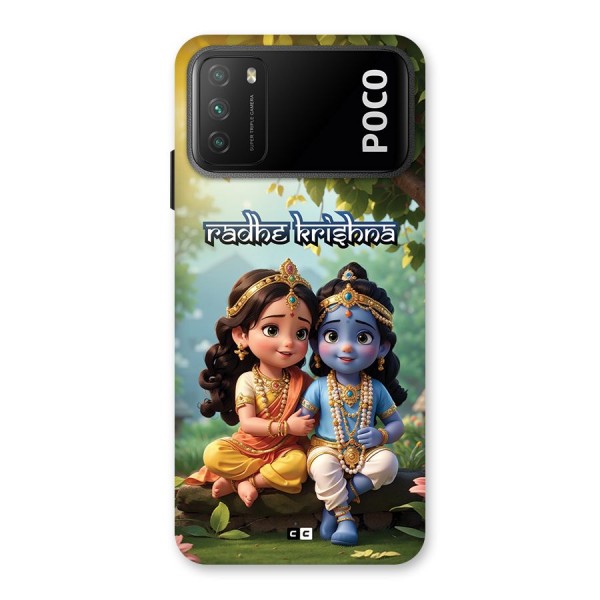 Hare Radhe Krishna Back Case for Poco M3