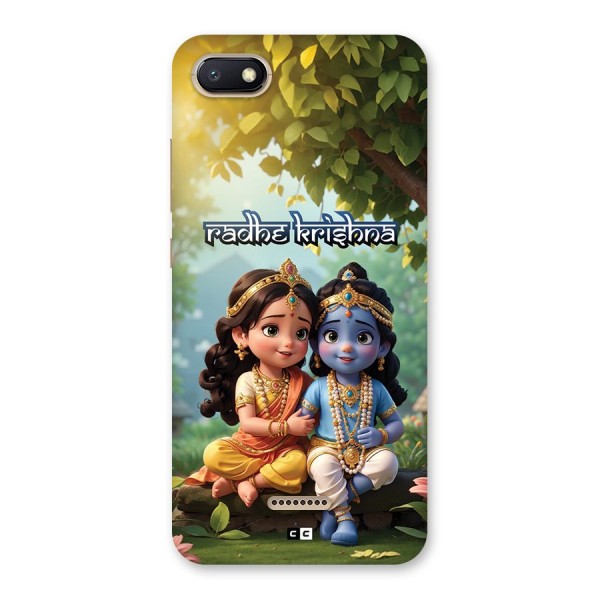 Hare Radhe Krishna Back Case for Redmi 6A