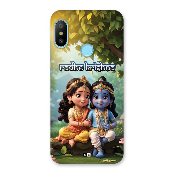 Hare Radhe Krishna Back Case for Redmi 6 Pro