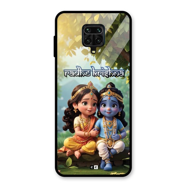 Hare Radhe Krishna Glass Back Case for Redmi Note 9 Pro Max