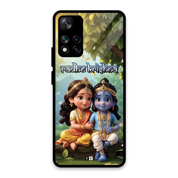 Hare Radhe Krishna Glass Back Case for Xiaomi 11i 5G
