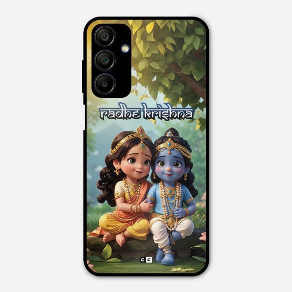 Hare Radhe Krishna Metal Back Case for Galaxy A15 5G