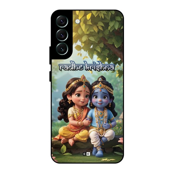 Hare Radhe Krishna Metal Back Case for Galaxy S22 Plus 5G