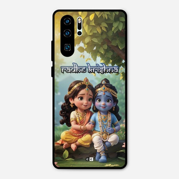 Hare Radhe Krishna Metal Back Case for Huawei P30 Pro