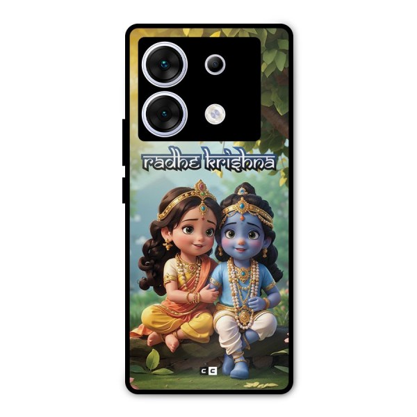 Hare Radhe Krishna Metal Back Case for Infinix Zero 30 5G