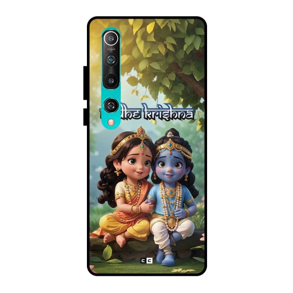 Hare Radhe Krishna Metal Back Case for Mi 10