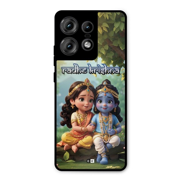 Hare Radhe Krishna Metal Back Case for Motorola Edge 50 Pro